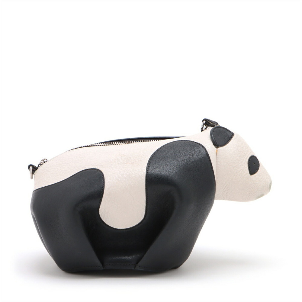 Loewe Animal Tote Leather Mini Shoulder Bag Panda